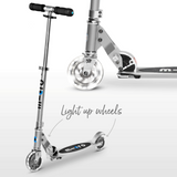 MICRO | Scooter Sprite Silver Matt LED SA0216 | 44000216