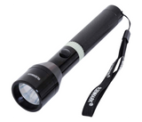 OLSENMARK | Rechargeable LED Flashlight Black White | Rechargeable LED Flashlight Black/White