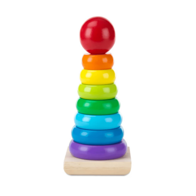 MELISSA & DOUG | Rainbow Stacker Classic Toy 18+ months | 46000576