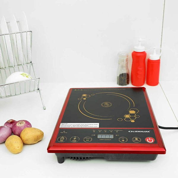 OLSENMARK | Infrared Induction Oven 2000W Black/Red | OMIC2092
