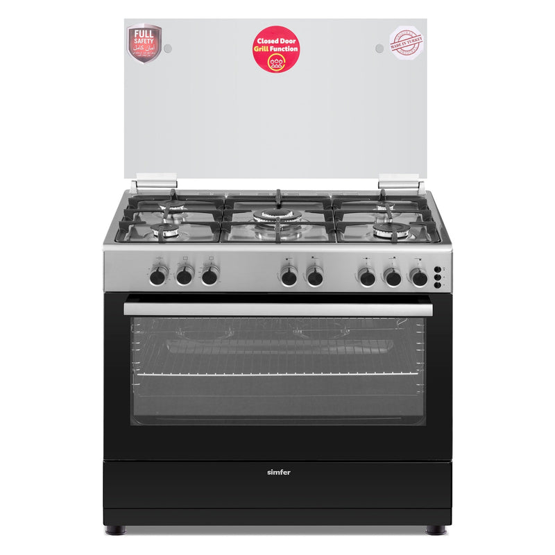 SIMFER | Cooking Range  90x60 5Burner | 9060SG