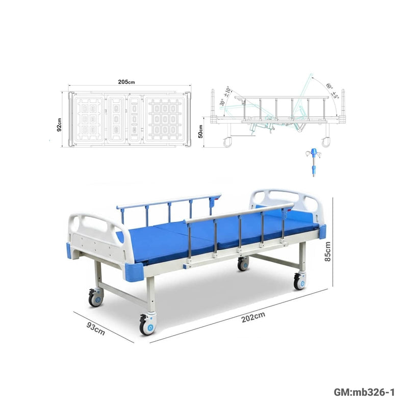 adjustable medical hospital bed | mb326-1