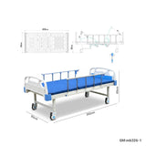 adjustable medical hospital bed | mb326-1