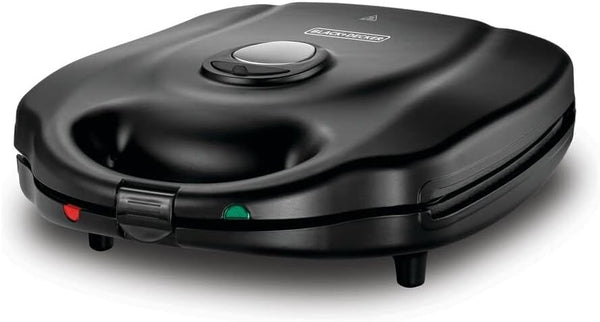 BLACK+DECKER | 2 In 1 4 Slice Sandwich Maker And Grill 1400W | TS4120-B5