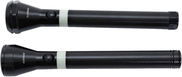 OLSENMARK | 2 In 1 Rechargeable Led Flashlight 242Mm Black |  Omfl2616