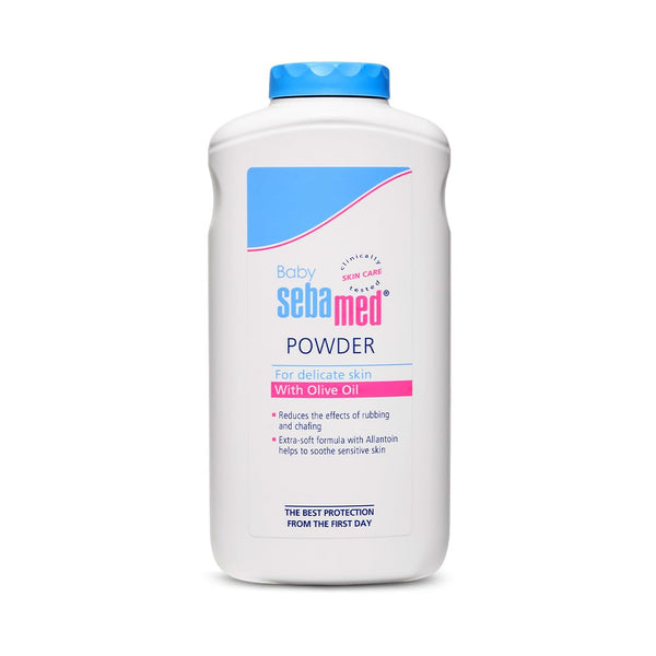 SEBAMED | Baby Powder 400 gm Olive Oil Allantoin Keeps newbornâ€™s skin fresh absorbs sweat | SB1755422