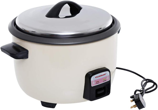 OLSENMARK | 2 In 1 Electric Rice Cooker Non Stick Inner Pot Automatic Cooking Easy Cleaning | OMRC2205