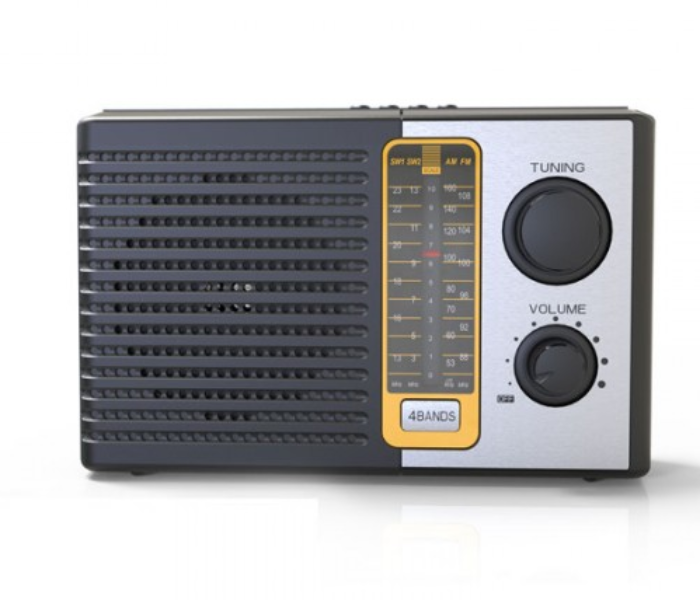OLSENMARK | Portable 4 Band Radio  Black/Silver | OMR1270