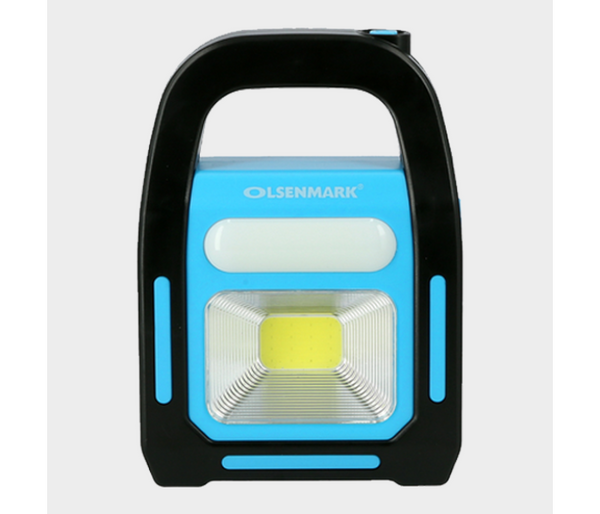 OLSENMARK | Rechargeable Led Emergency Light - Black And Blue | OME2773