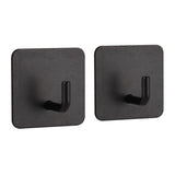 EPSILON | 2 Pcs Adhesive Hook Maximum Capacity 2.5KG Hook For Clothes Hats Scarves Kitchen Supplies | EPS1298