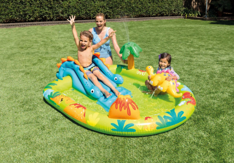INTEX | Little Dino Inflatable Play Center w/ Slide | 42157166