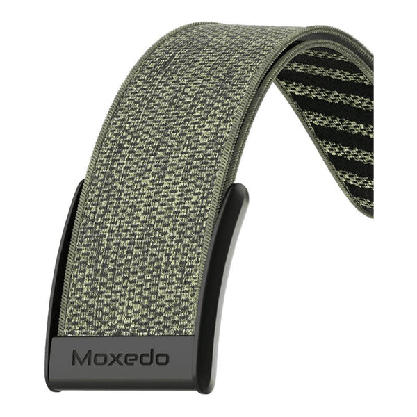 MOXEDO | Fit Weave Nylon Braided Band Adjustable Replacement Strap Compatible With Whoop 4.0 Wearable Health And Fitness Tracker Cray Green | MX-FW011-CG