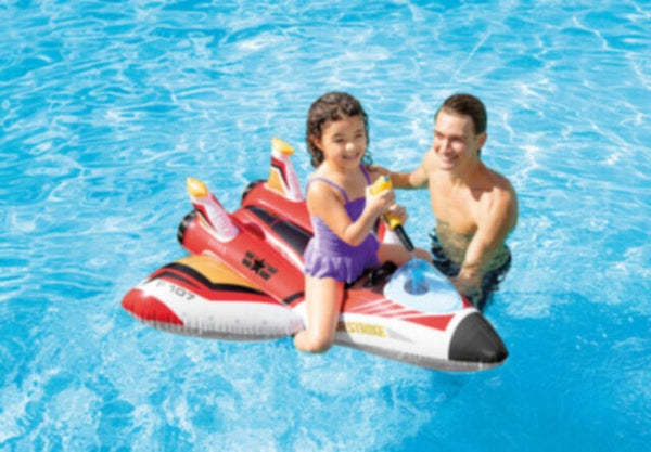 INTEX | Plane Ride-On Inflatable Pool Floats W/ Water Guns Assorted Color | 42157536
