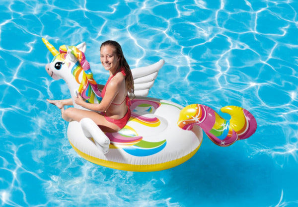 INTEX | Unicorn Ride-On Inflatable Pool Float | 42157561