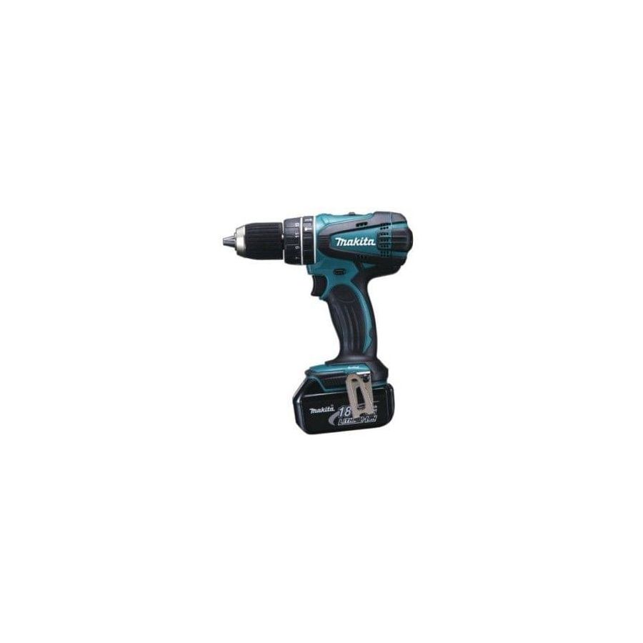 MAKITA | Cordless Percussion Driver Drill (With Battery Charger) | DHP-456RFE