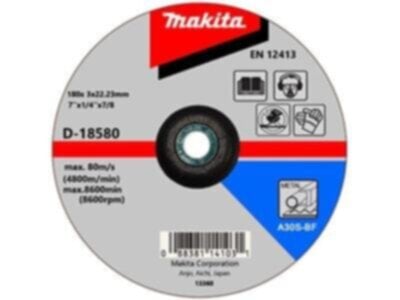 MAKITA | Metal Cutting Bore Flat Disc 180 X 3 X 22.23 | MAK/A-D-18580
