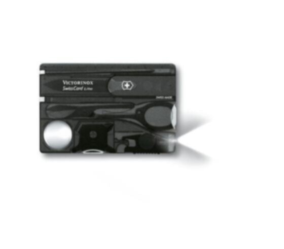VICTORINOX | Swiss Army Knives Swiss CardLite 13 Function Multi Utility Swiss Knife Black | 0.7333.T3