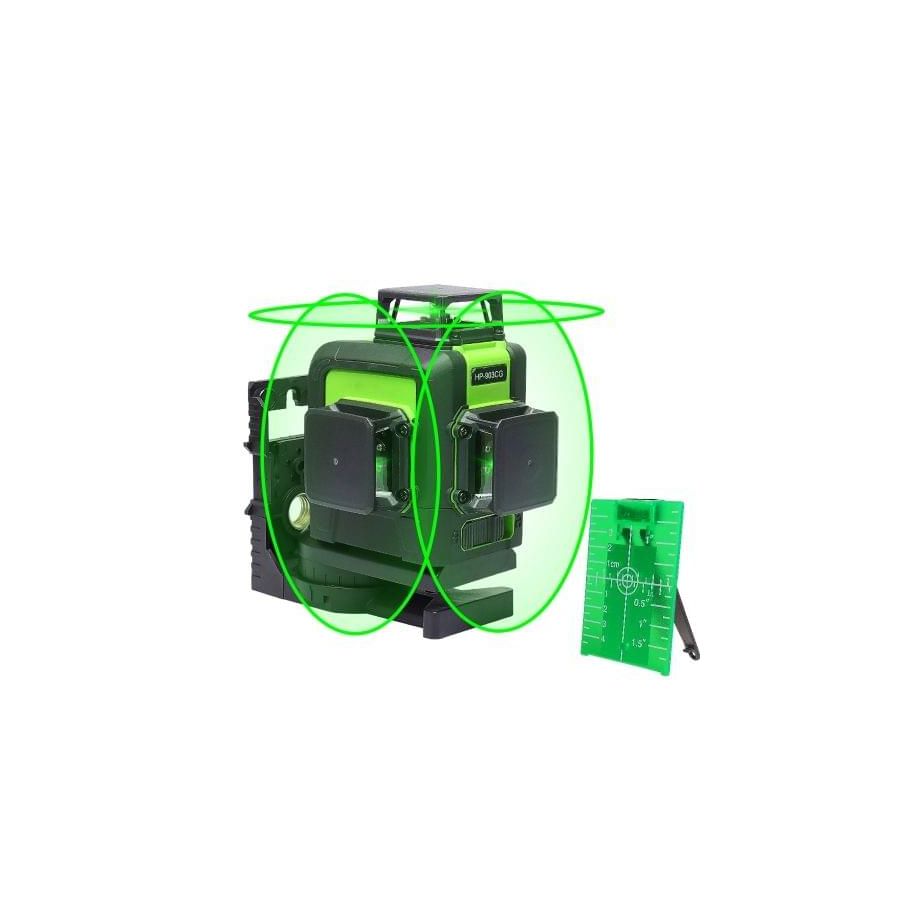 TRAVAZA | Green Laser Level with Detector 360 Deg | TRA 903CG