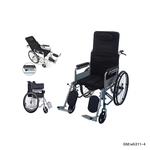 Full-Lying Foldable Wheelchair | wh311-4