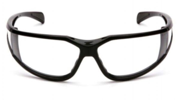 PYRAMEX | Exeter Safety Goggles Black Frame with Clear Anti-Fog Lens 29g | SB5110DT