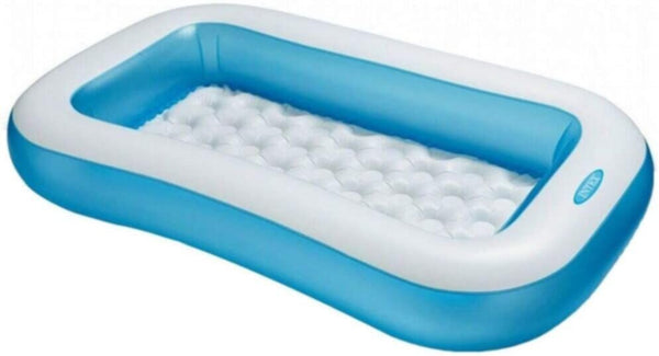 INTEX | Rectangular Baby Pool 65.5" Lx39.5"Wx11"H inches  Shelf Box  | Ages 2+ | 42157403