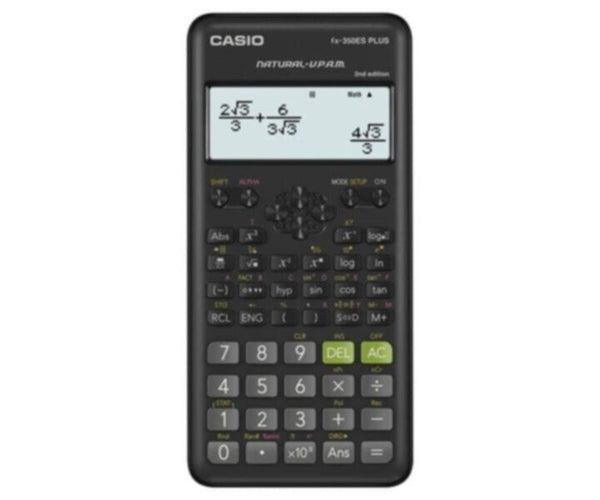 CASIO | Scientific Calculator 95g Black | FX-350ESPLUS-2WDTV