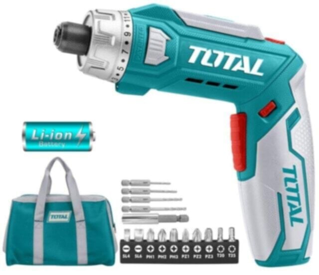 TOTAL | Lithium-Ion Cordless Screwdriver 8V | Tsdli0801