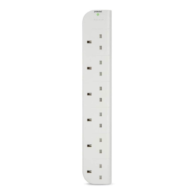 BELKIN | 6 Outlet Surge Protector 3m White 589.6 g | F9E600UK3M