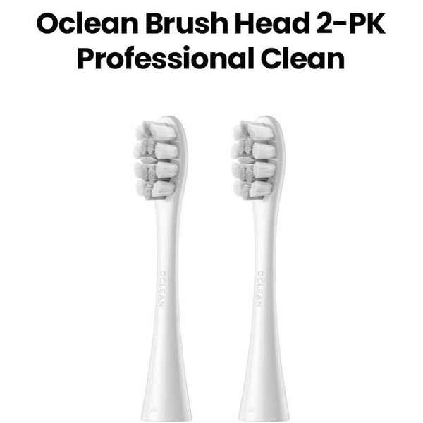 OCLEAN | Professional Clean Brush Head 2 pk Grey Color P1C10 | C04000273
