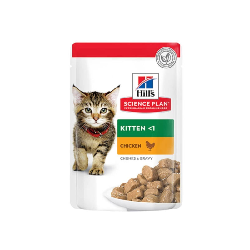 HILL'S | Science Plan Kitten Wet Food with Chicken (Pouches) 85gx12