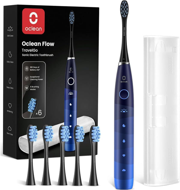 OCLEAN | Flow TravelGo Toothbrush Set Blue Color | C01000607