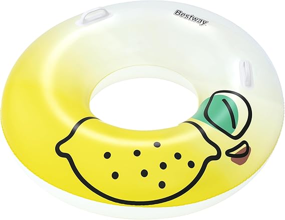 BESTWAY | Fresh Squeezed Lemon Swim Tube 1.14M | BES115TOY01983