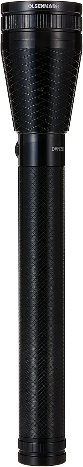 OLSENMARK | Rechargeable Waterproof CREE LED Handheld Flashlight Torch Black 2kg | OMFL2697