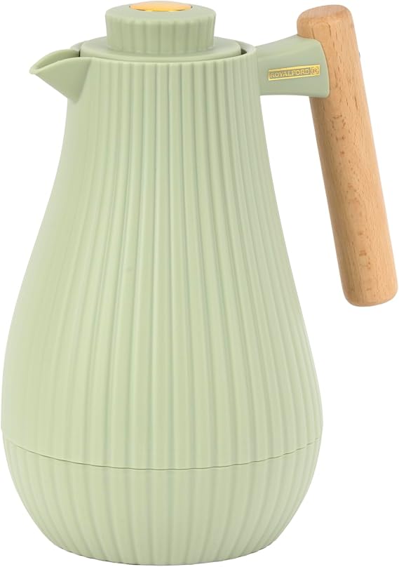 ROYALFORD | 1000ml Insula Vacuum Flask with Wooden Handle | RF12971