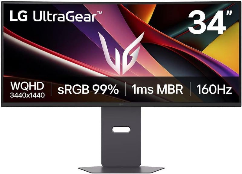 LG | 34-Inch QHD Curved Gaming Monitor, Black | 34G600A