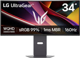 LG | 34-Inch QHD Curved Gaming Monitor, Black | 34G600A