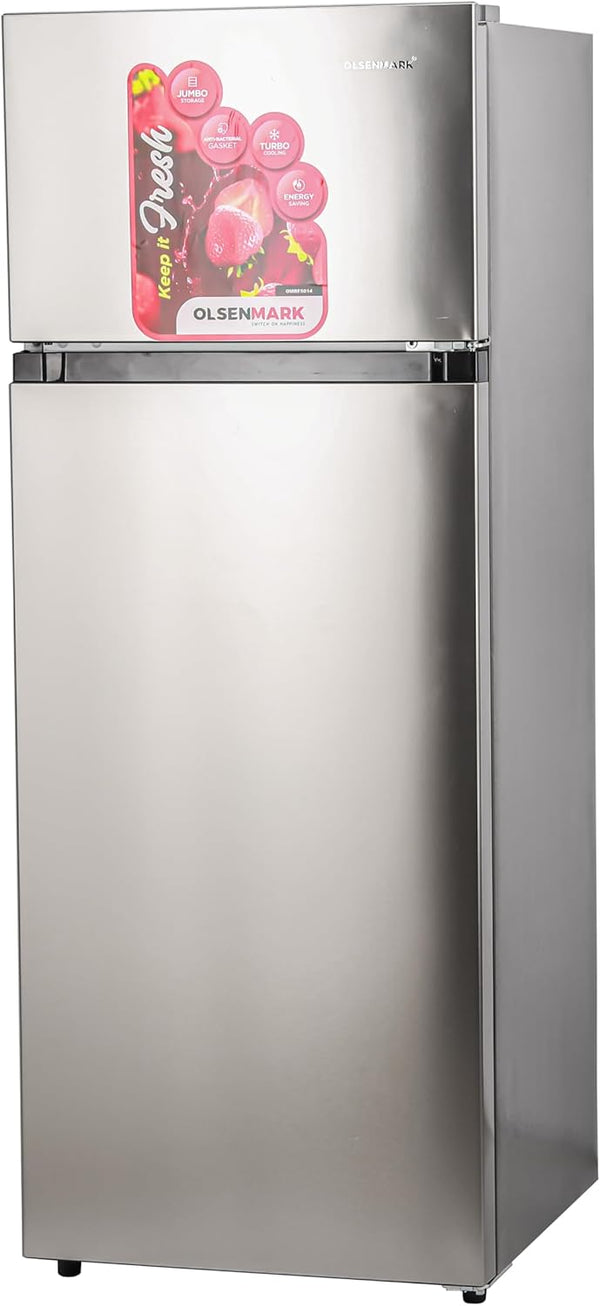 OLSENMARK | 240L Double Door Refrigerator With Adjustable Thermostat | Omrf5014