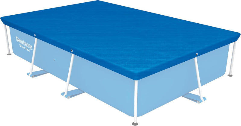 BESTWAY | Rectangle Pool Cover for Above Ground Pools 304x205cm | BES115TOY01778