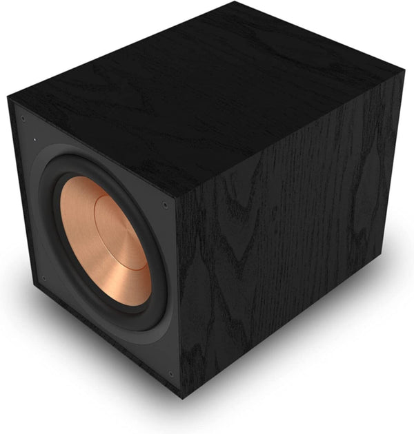 KLIPSCH | 10" Powered Subwoofer Black Textured Wood Grain Vinyl Single | R-101SW