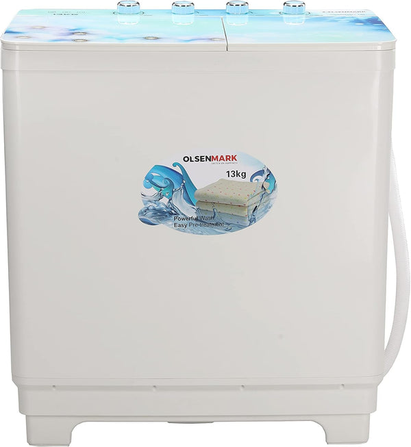 OLSENMARK | Semi Automatic Washing Machine - White | Omswm5501