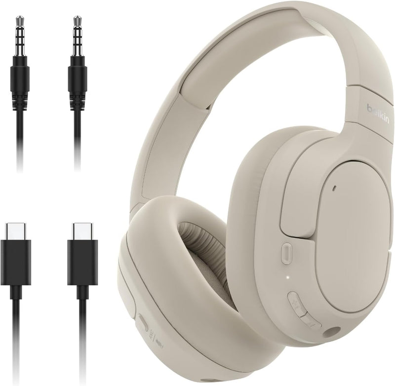 BELKIN | SoundForm Isolate Bluetooth Over Ear Headphones Sand | TE0227077