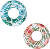 BESTWAY |Tropical Palms 36237 Swim Ring  Assorted Colours 119cm | BES115TOY01346