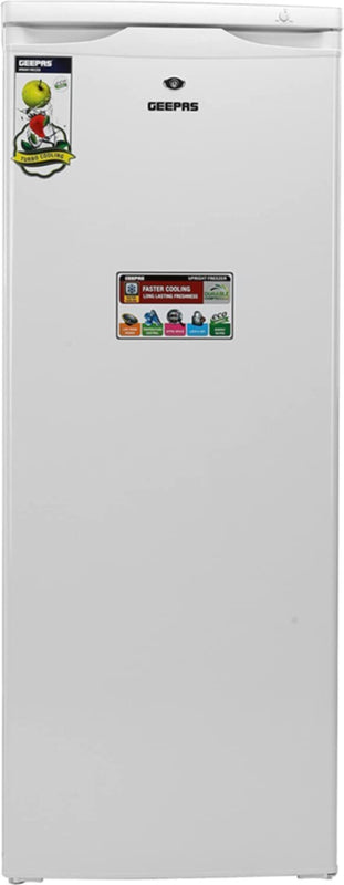 GEEPAS | Upright Freezer 200Ltr 100W 5 Drawers | GRFU2006