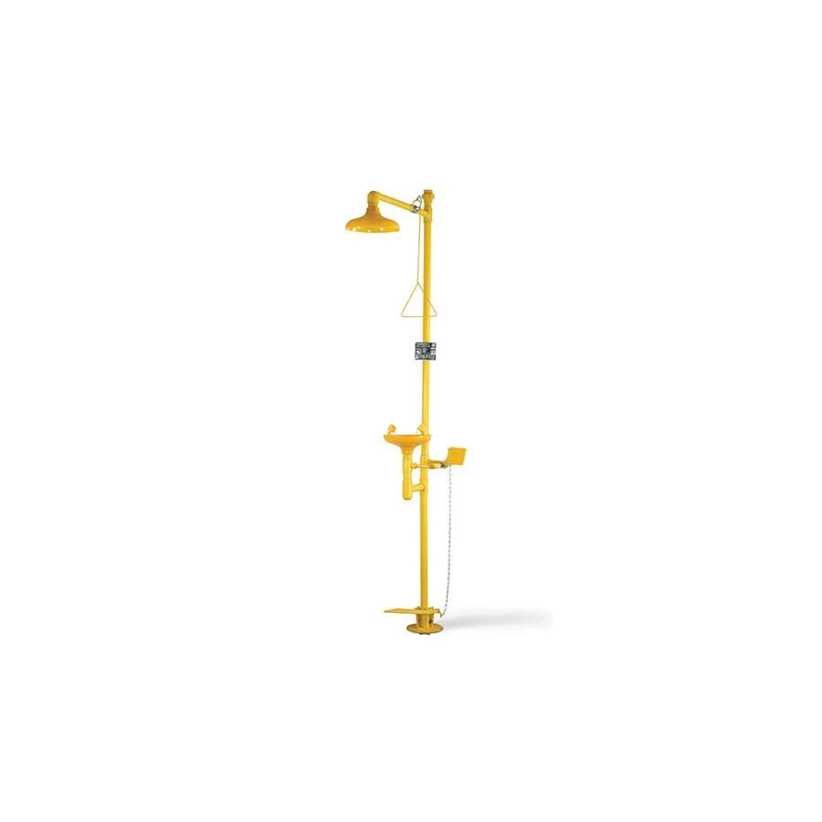 VAULTEX | 6250 GI Galvanized Iron Safety Shower & Eyewash Station