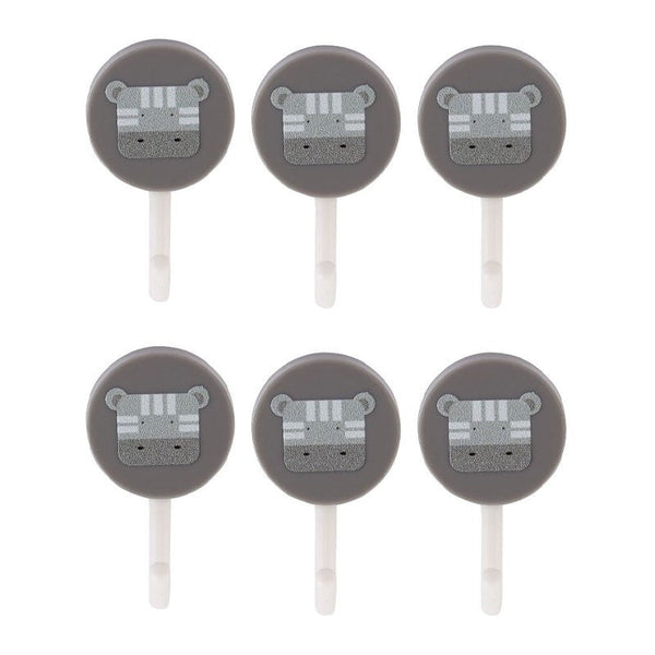 EPSILON | 6 Pcs Adhesive Hook Maximum Capacity 1KG Hook For Clothes Hats Scarves Kitchen Supplies | EPS1310