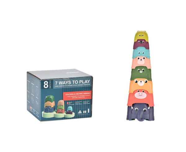 SEOL - NTOYS | Animals Jenga 8 Colors 7 Ways To Play Toy | 48296001