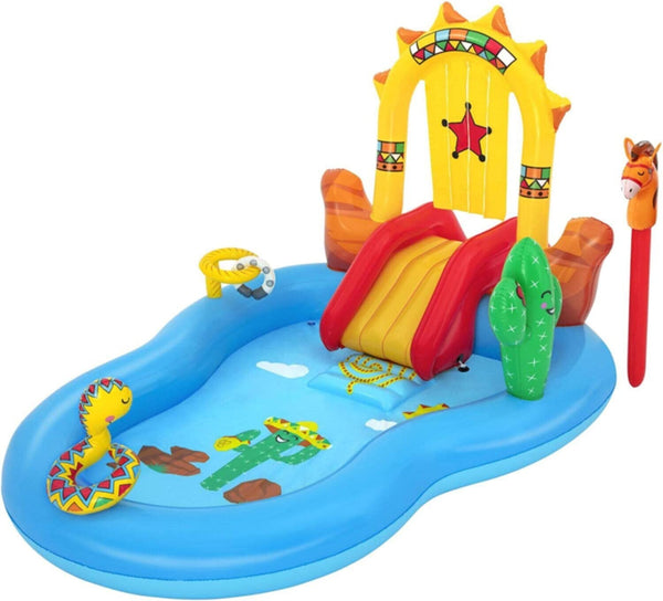 BESTWAY | Wild West Play Center 8'8" x 6'2" x 55"/2.64m x 1.88m x 1.40m | BES115TOY01435