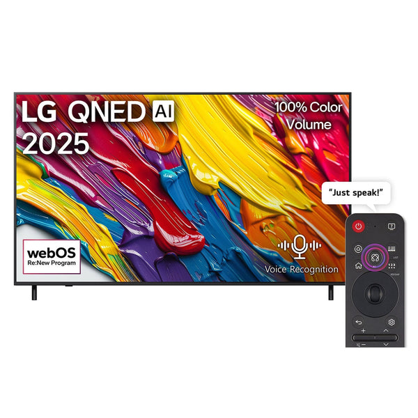 LG | 75" QNED 82 Series 4K Smart TV ÃŽÂ±5 Gen6 AI Processor 60Hz Native Refresh Rate 20W Audio Output Black | 75QNED82A6A