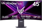 LG | UltraGear OLED GX9 Gaming Monitor 5K2K 45 Inch WOLED Curved | 45GX950A-B