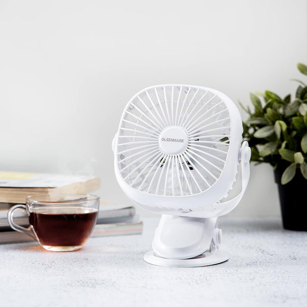 OLSENMARK | Rechargeable Multifunction Mini Fan- 1W Adjustable Angle | OMF1835